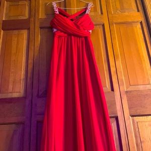 Red prom dress
